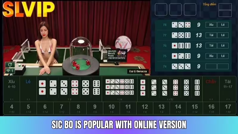Popular Sic Bo game with online version