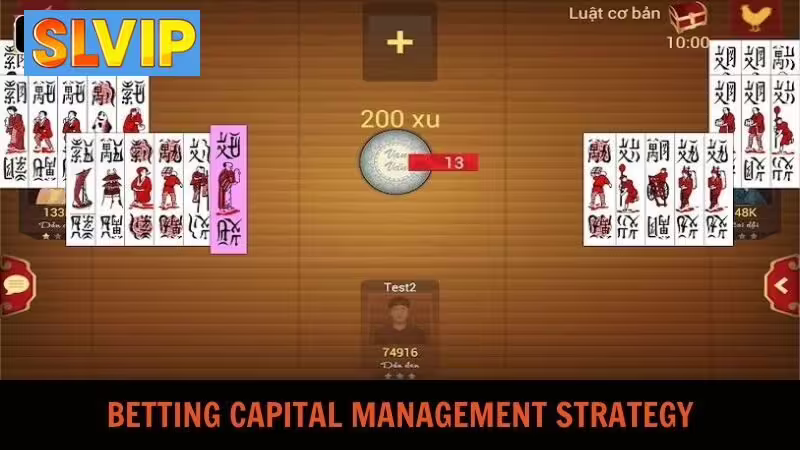 Always calculate the betting capital for each game and do not go all in